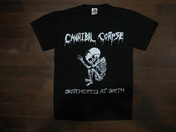 CANNIBAL CORPSE - Butchered At Birth / Printed front and back